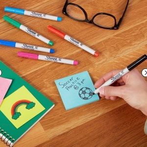 4 pack Sharpie Permanent Markers Ultra Fine Tip Black